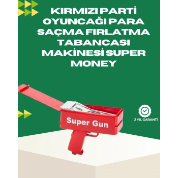 Elektrikli Money Gun Oyuncak Parti Tabancası