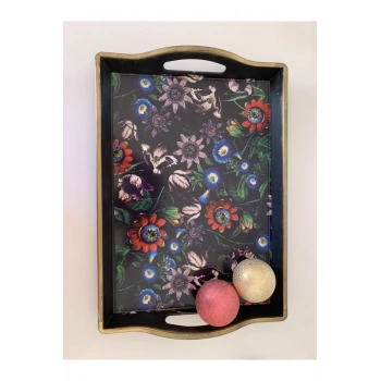 Elif Kulplu Desenli Tepsi -İSR-5720