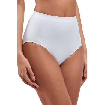 Elite Lite Kadın Yüksek Bel Dikişsiz İz Yapmaz Slip Külot Beyaz 811