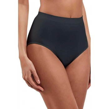 Elite Lite Kadın Yüksek Bel Dikişsiz İz Yapmaz Slip Külot Siyah 811