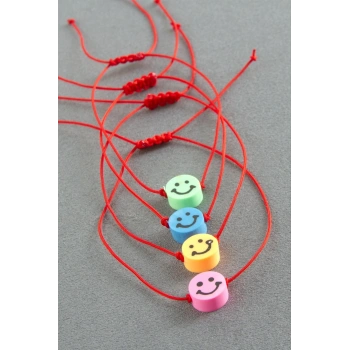 Emoji Makrome İp Bileklik