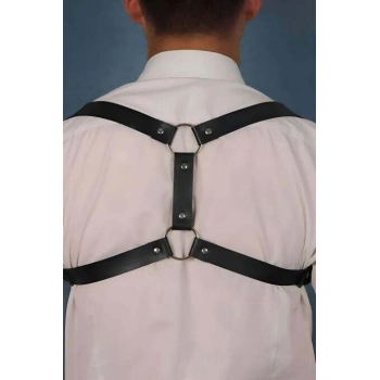 Erkak Deri Göğüs Harness - Brfm128