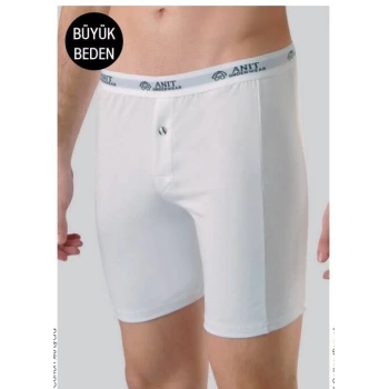 Erkek Battal Beden Paçalı Boxer Likralı