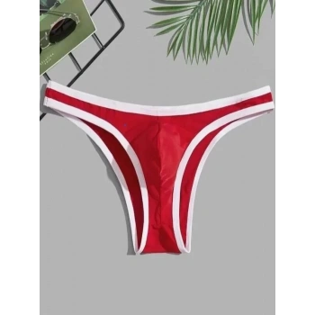 Erkek  Biyeli Kırmızı Brazillian Slip