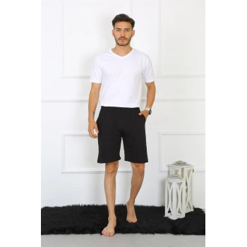 Erkek Pamuk Siyah Şort