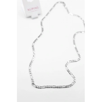 Ezme Zincir Kolye - 60 cm - Gümüş
