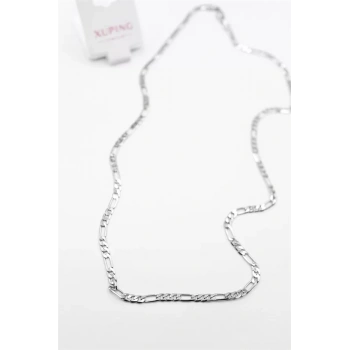 Ezme Zincir Kolye - 60 cm - Gümüş