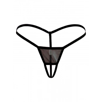 Fantazi İç Giyim Kadın Mini Siyah Fantezi G String