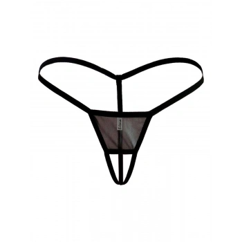  Fantazi İç Giyim Kadın Mini Siyah Fantezi G String