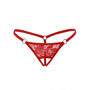Fantezi İç Giyim Ağı Açık Dantelli Fantazi G String