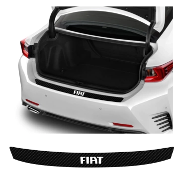 Fiat Tüm Modelleri İçin Uyumlu Oto Arka Tampon Bagaj Koruyucu Sticker 92*7 Cm
