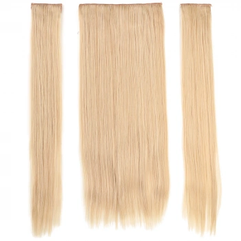 Fiber Sentetik Düz Yarım Ay + 2 Yan Çıt Çıt - Balköpüğü Beyaz Platin Röfleli