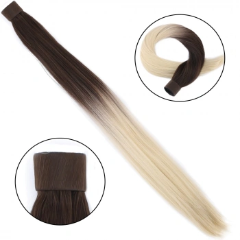 Fiber Sentetik Sihirli At Kuyruğu - Kumral / Platin Ombreli