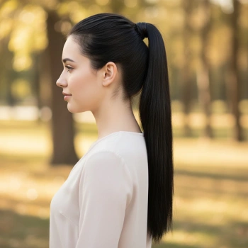 Fiber Sentetik Sihirli At Kuyruğu - Siyah