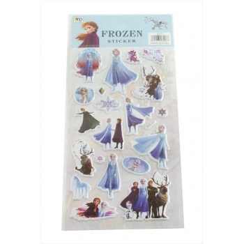 Firozen Kabartmalı Sticker