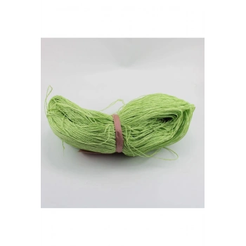 Fıstık Yeşili Renk Çile Kağıt İp Çanta Ipi Supla Ipi  No:40 - (550-600 gr)