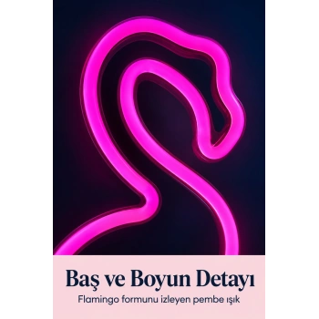 Flamingo Led Lamba Usb Kablolu Beyaz Gövdeli