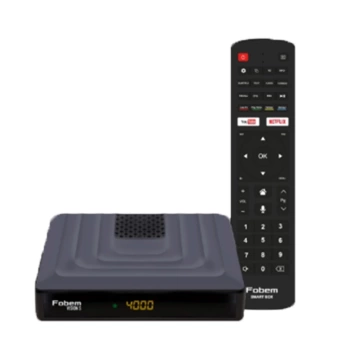 FOBEM VISION S HİBRİT 4GB RAM 32GB HDD 1.5GHZ SES KOMUTLU UYDU ALICILI ANDROID TV BOX (TUNERLİ) (4887)