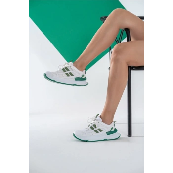 Freesia Beyaz Yeşil Spor Ayakkabı