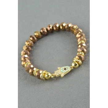 Ftm Ana Eli Zirkon Taşlı Kristal Bileklik