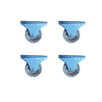 Furç Sabit Teker - 32MM - Şeffaf HKS236 - 4 Adet