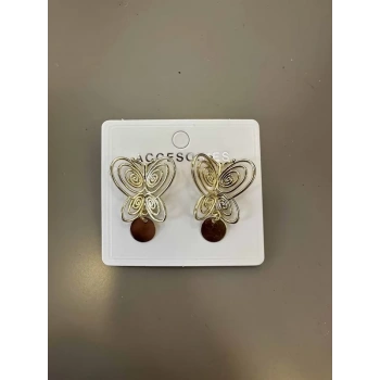 Füsün Küpe - Büyük - Altın