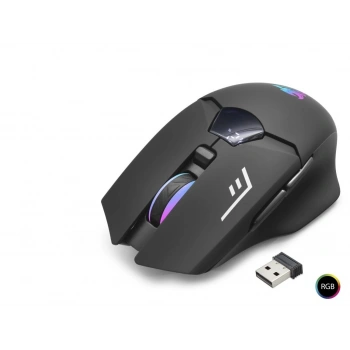 G400 Kablosuz Gaming Mouse Dual Mod 1600 Dpi Sessiz Rgb - Siyah