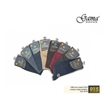 Gama 915 Erkek Mikro Modal Core Spun Pamuk Çorap