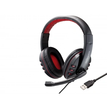 Gaming Kulaklık Usb Ps4 Uyumlu - Siyah Kırmızı HD1171