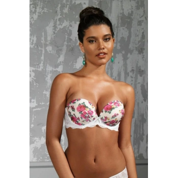Gardenia Big Size Plunge Bra, Ekru Konforlu Ve Şık Sütyen