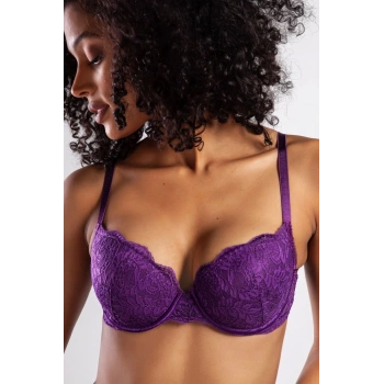 G.colors Balconette Foam Push Up Bra, Mor Konforlu Ve Şık Sütyen