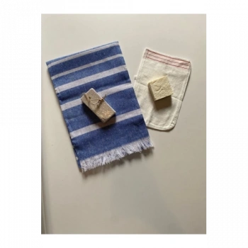 Gelin Hamamı Seti, Premium Peştemal , Ponza Topuk Taşı, Doğal Zeytinyağı Sabun, Kese 4lü Set