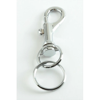 Gemici Kancalı Metal Anahtarlık Orta