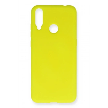 General Mobile GM 10 Kılıf Nano içi Kadife Silikon - Sarı