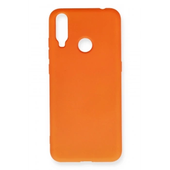 General Mobile GM 10 Kılıf Nano içi Kadife Silikon - Turuncu