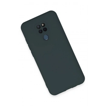 General Mobile GM 20 Kılıf Nano içi Kadife Silikon - Koyu Yeşil