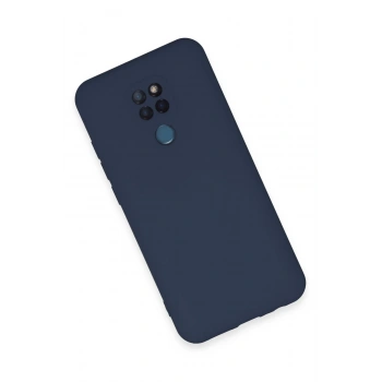 General Mobile GM 20 Kılıf Nano içi Kadife Silikon - Lacivert