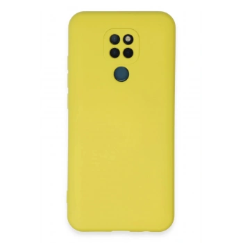 General Mobile GM 20 Kılıf Nano içi Kadife Silikon - Sarı