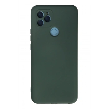 General Mobile GM 21 Kılıf Nano içi Kadife Silikon - Koyu Yeşil