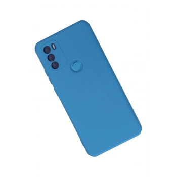 General Mobile GM 21 Plus Kılıf Nano içi Kadife Silikon - Mavi