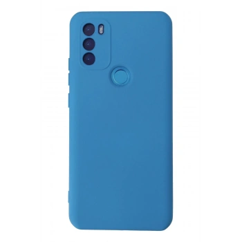 General Mobile GM 21 Plus Kılıf Nano içi Kadife Silikon - Mavi