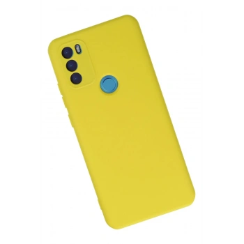 General Mobile GM 21 Plus Kılıf Nano içi Kadife Silikon - Sarı