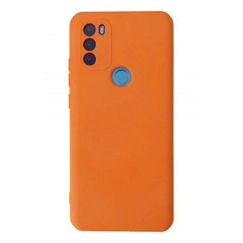 General Mobile GM 21 Plus Kılıf Nano içi Kadife Silikon - Turuncu