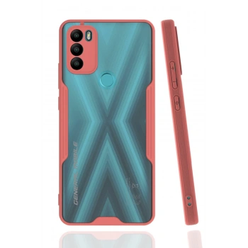 General Mobile GM 21 Plus Kılıf Platin Silikon - Pembe