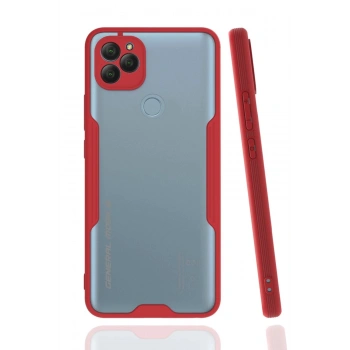 General Mobile GM 22 Kılıf Platin Silikon - Kırmızı