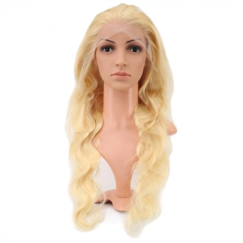 Gerçek Front Lace Dalgalı Platin Tül Peruk - 75-80cm