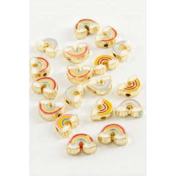 Gökkuşağı Mineli Bileklik ve Kolye Ucu Aparatı 1 Adet