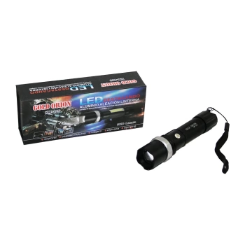 GOLD ORION KM-105 2IN1 ZOOMLU EL FENERİ - COB LED USB ŞARJLI METAL KASA 15.5CM 3000 LUMEN (4887)