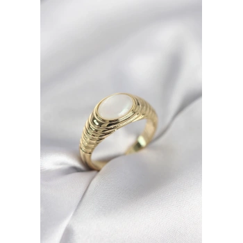 Gold Renk Vintage Model Kadın Yüzük - TJ-BYK4019