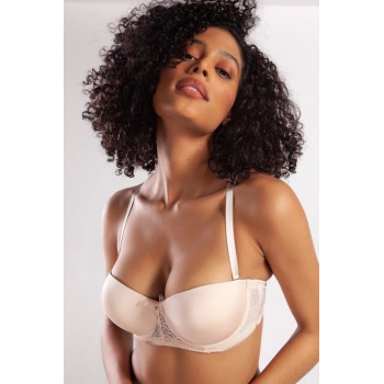 Golshan Gala Push-Up Strapless Bra, Ten Konforlu ve Şık Sütyen, Strapless